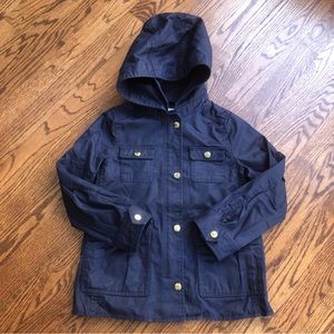 Crewcuts Navy Hooded Jacket 6/7